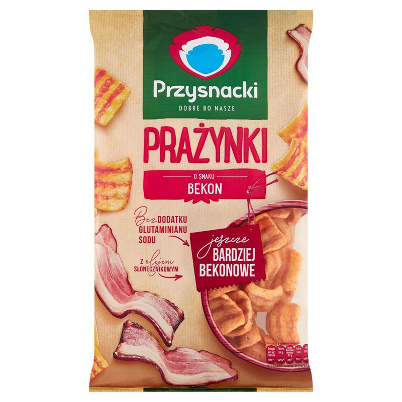 Bacon-flavored Prażynki Snacks 120 G