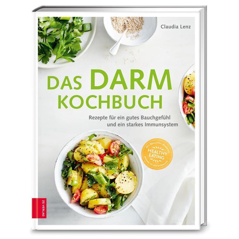 Image of The Gut Cookbook - Book - Recipes For A Good Gut Feeling And A Strong Immune System - Claudia Lenz - 155 Pages - German - 2016 - Zs Publishing - Ean 9783898835305