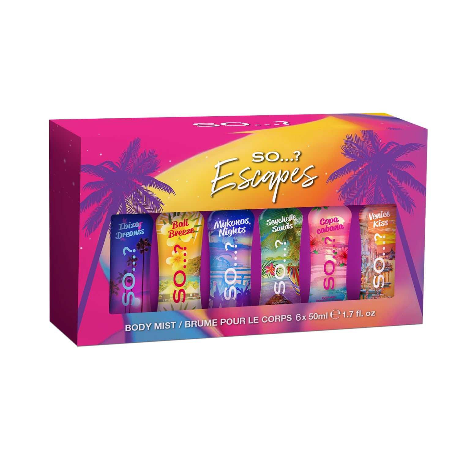 TEMU So…? Escapes Gift Set – 6 X 50ml (summer In A Box)