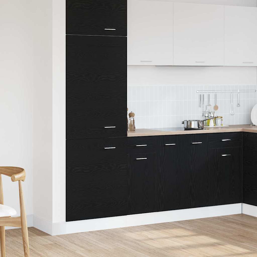 Image of Vidaxl Drawer Cabinet With Of Storage Space And Wooden Construction | Ideal For Indoors, Easy To Assemble, 30 Cm Wall-mounted Modern Furniture Organization