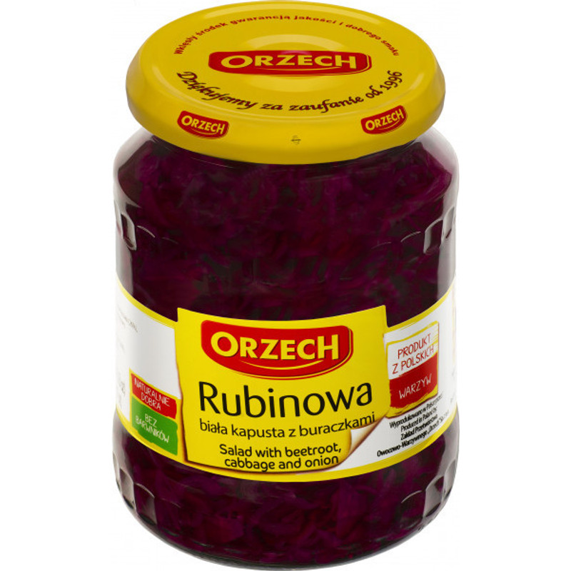 Ruby Salad Nuts White Cabbage With Beetroot 670g