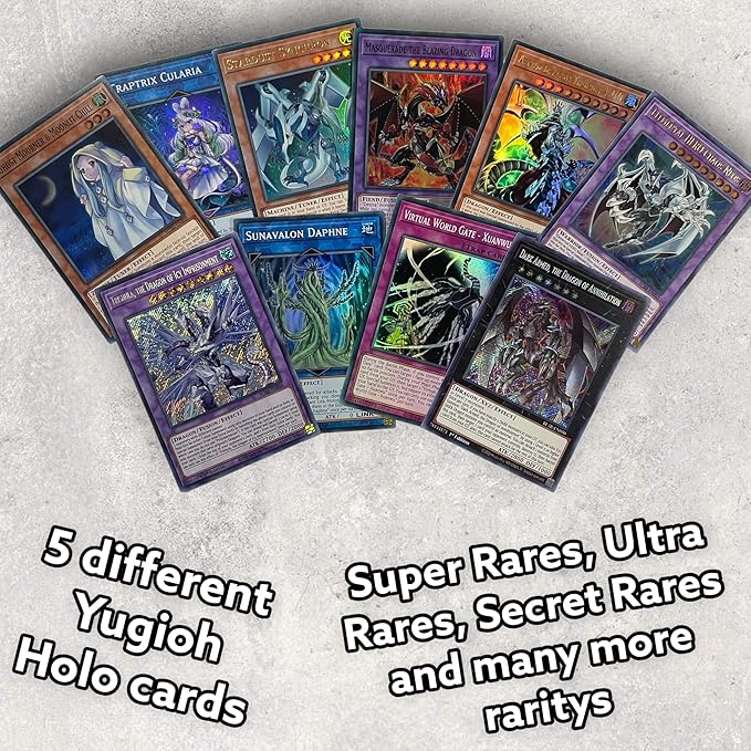 YU-GI-OH! Collection Set - 100 English Cards (85 Common / 10 Rare / 5 Holo) + 1X Random Current 1St Edition Booster - with Magicians Or Dragons!