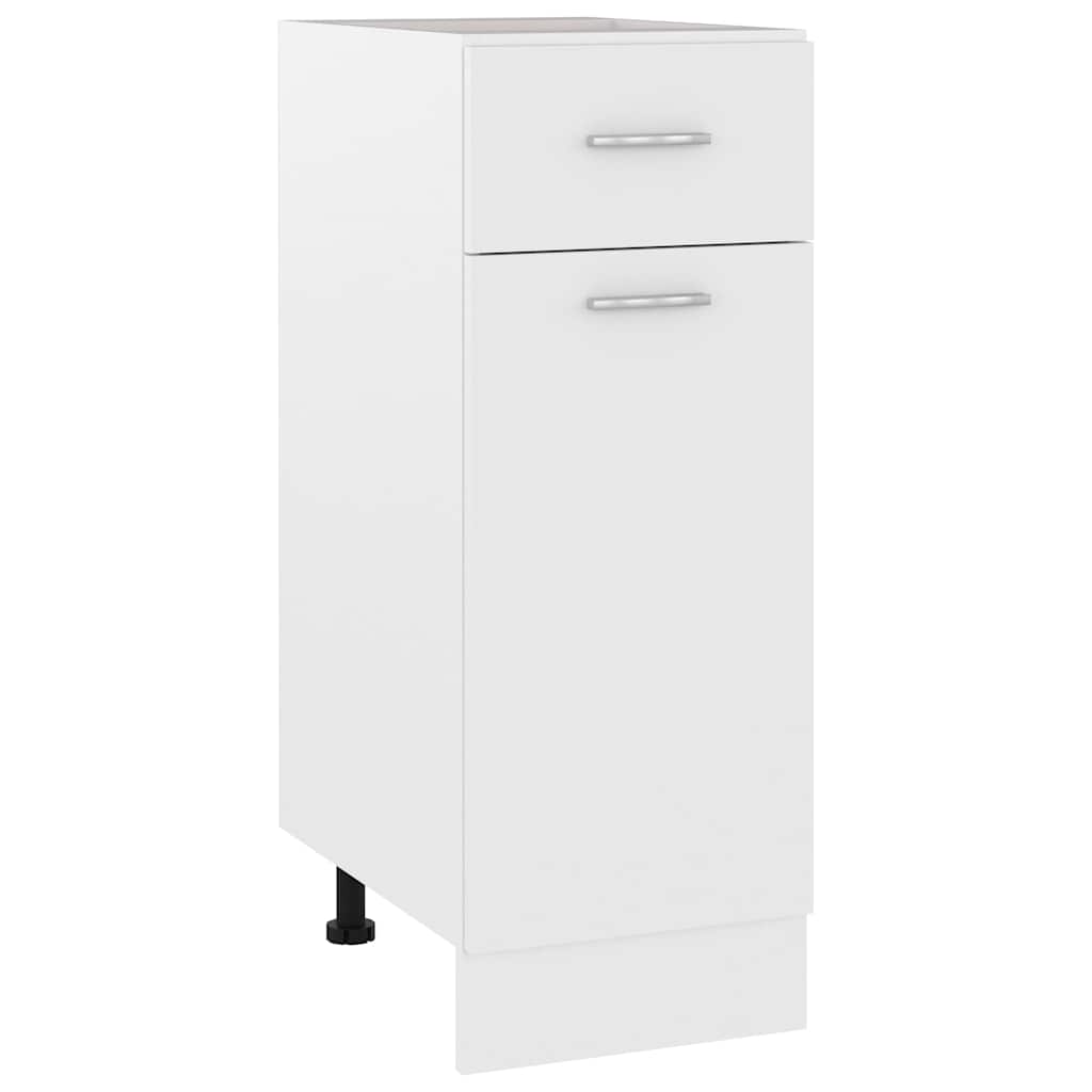 Image of Base Cabinet 30x46x81.5 Cm, White, Wood Material, Cabinet, Under-sink Cabinet, Wall-mountable