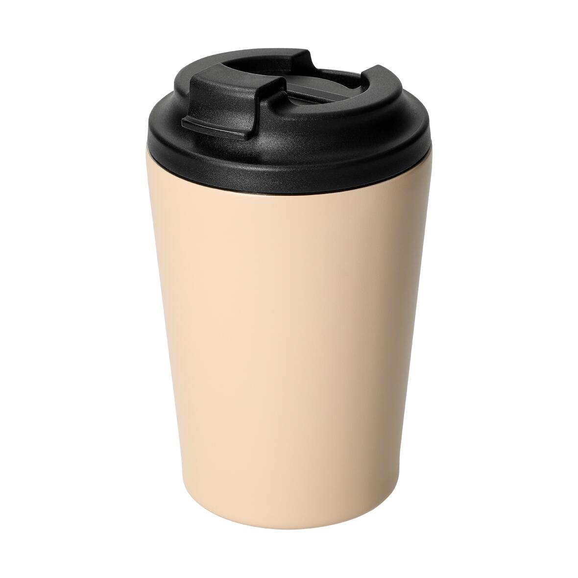 Image of Ceramic Coffee Mug 360 Ml - Stainless Steel Thermal Mug With High-quality Ceramic Coating Inside - Flavor Neutral And Heat Insulating - Durable And Elegant - Coffee Mug For Office, Everyday Use, And