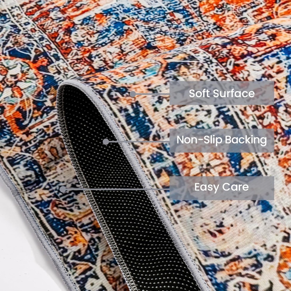 vintage carpet with anti slip backing suitable for use in living rooms bedrooms and dining rooms pet friendly carpet enriching home decor details 14