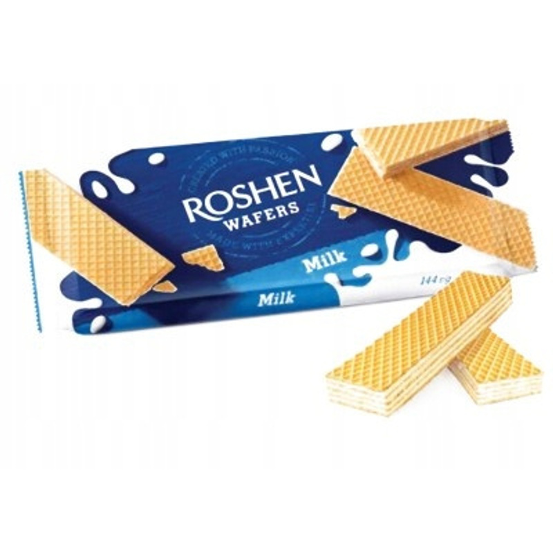 Image of Roshen Waffles With Milk Filling 216 G