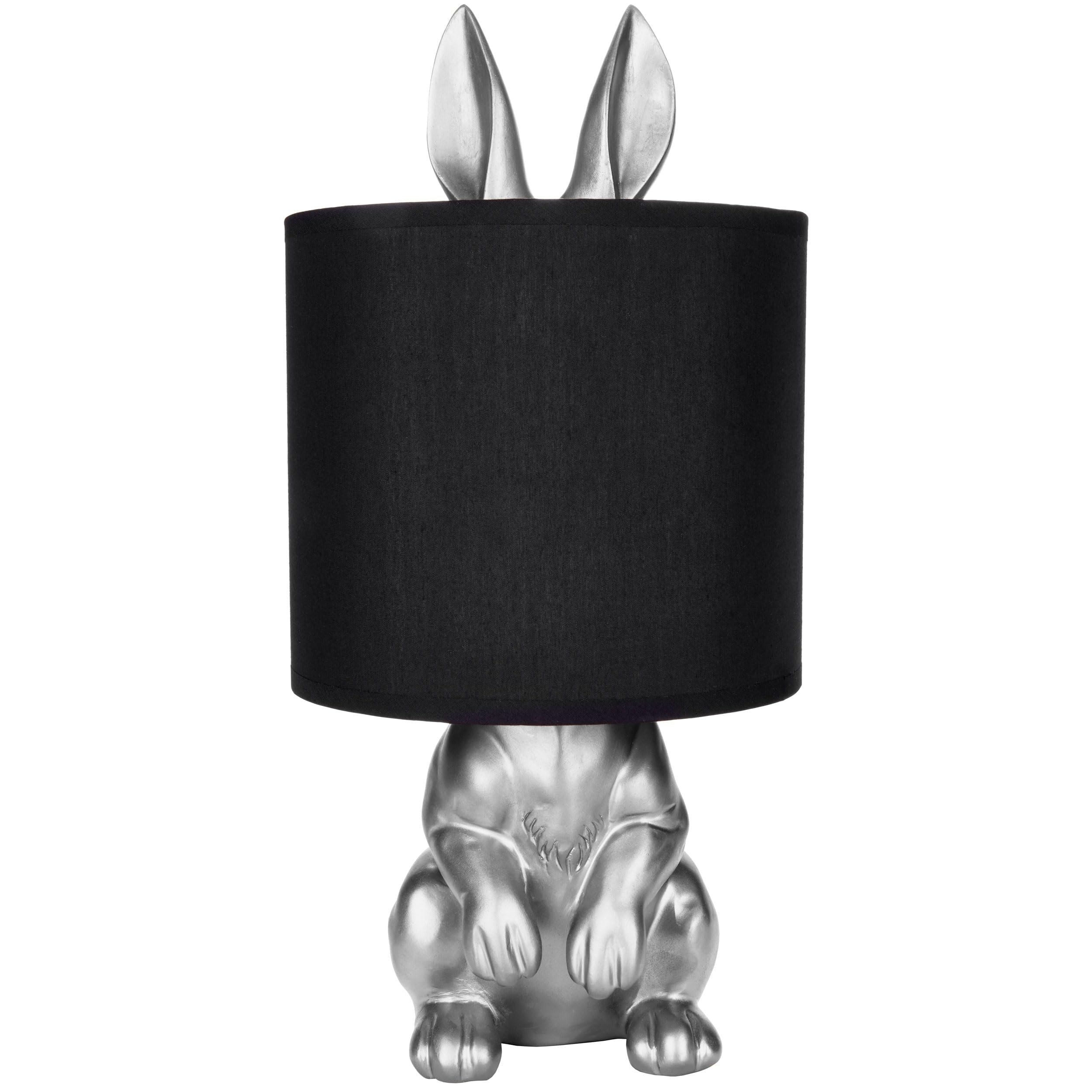 Image of Brubaker Table Or Nightstand Lamp - Table Lamp With Ceramic Base And Fabric Shade - 42 Cm Height, (bulb Not Included)