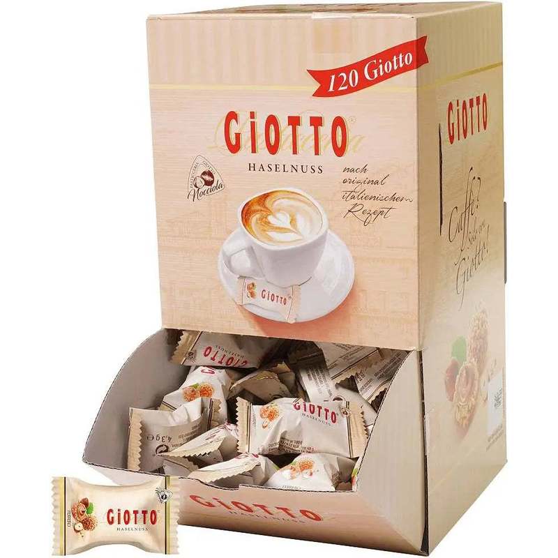 Giotto Individually Wrapped, Perfect For Serving 120pcs Box, 4.3g Each