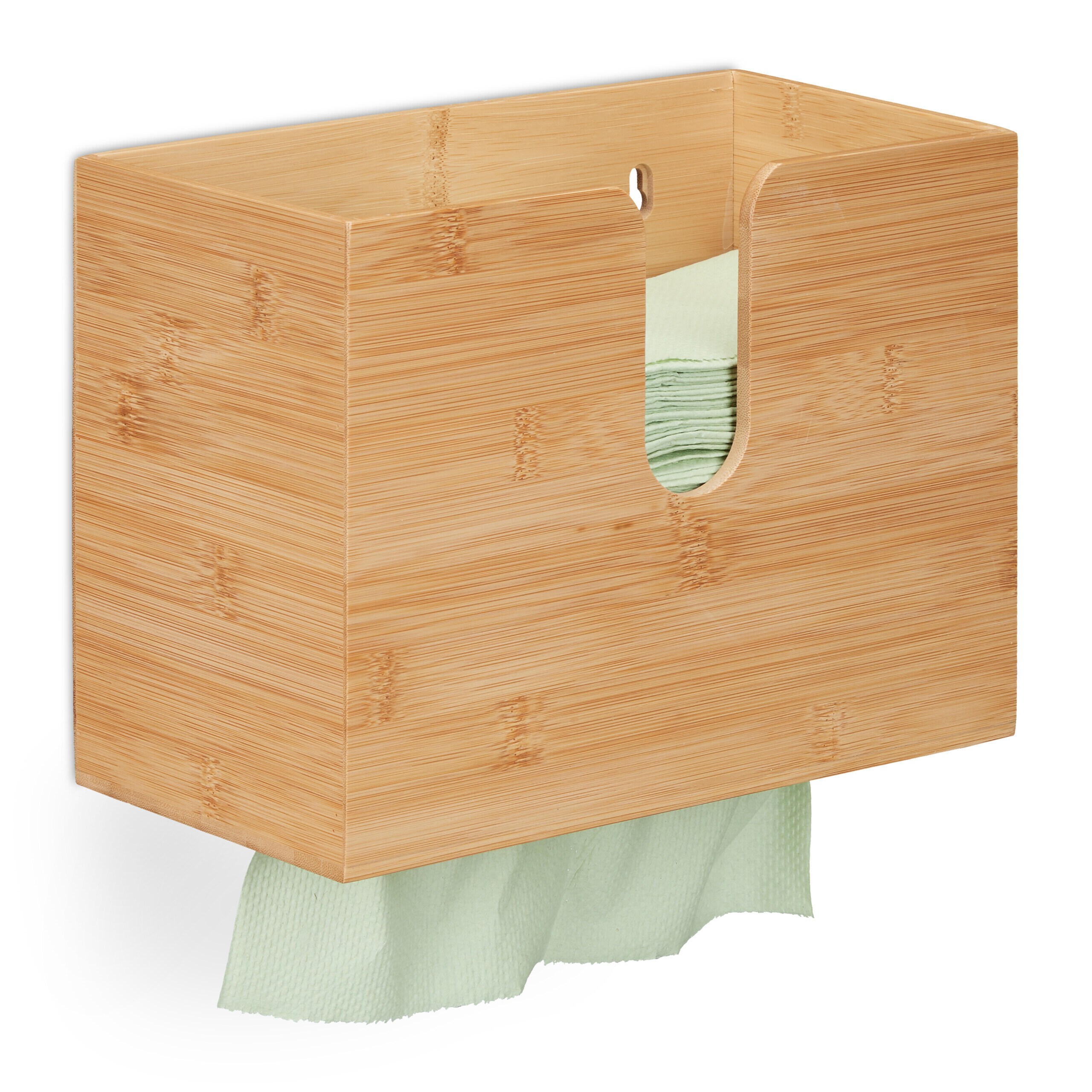 Paper Towel Dispenser In Natural - (w)27 X (h)20 X (d)13 Cm