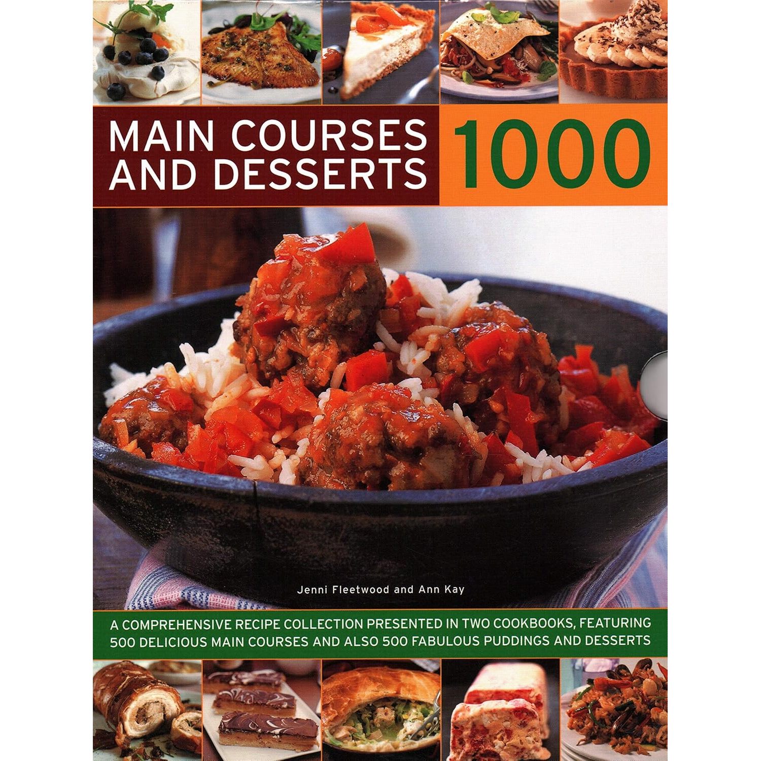 TEMU 1000 Main Courses & Desserts: A Complete Set Of 2 Volumes Containing 500 Delicious Main Courses Together With 500 Fabulous Puddings And Desserts