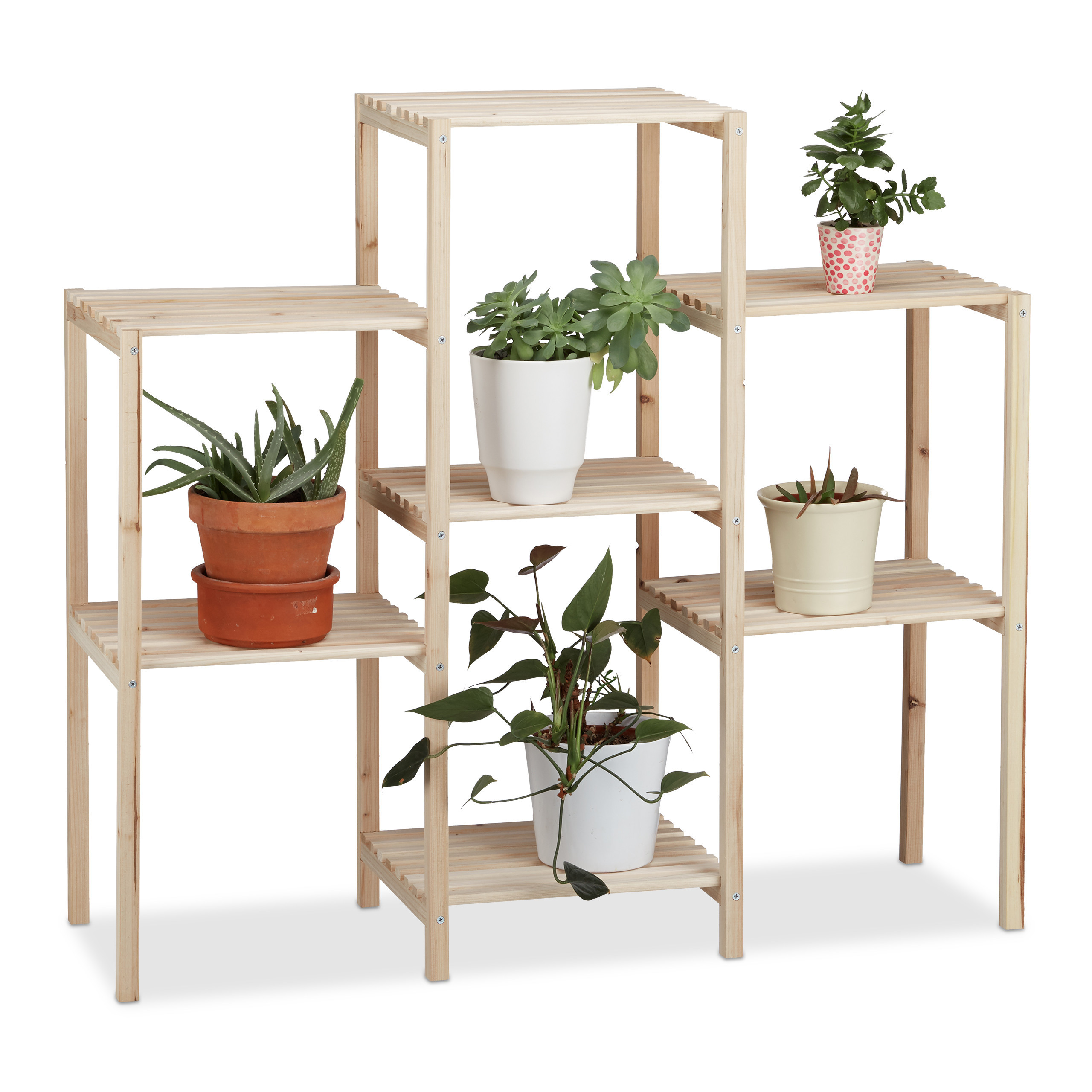 Natural Plant Shelf - (w)95 X (h)86 X (d)29 Cm