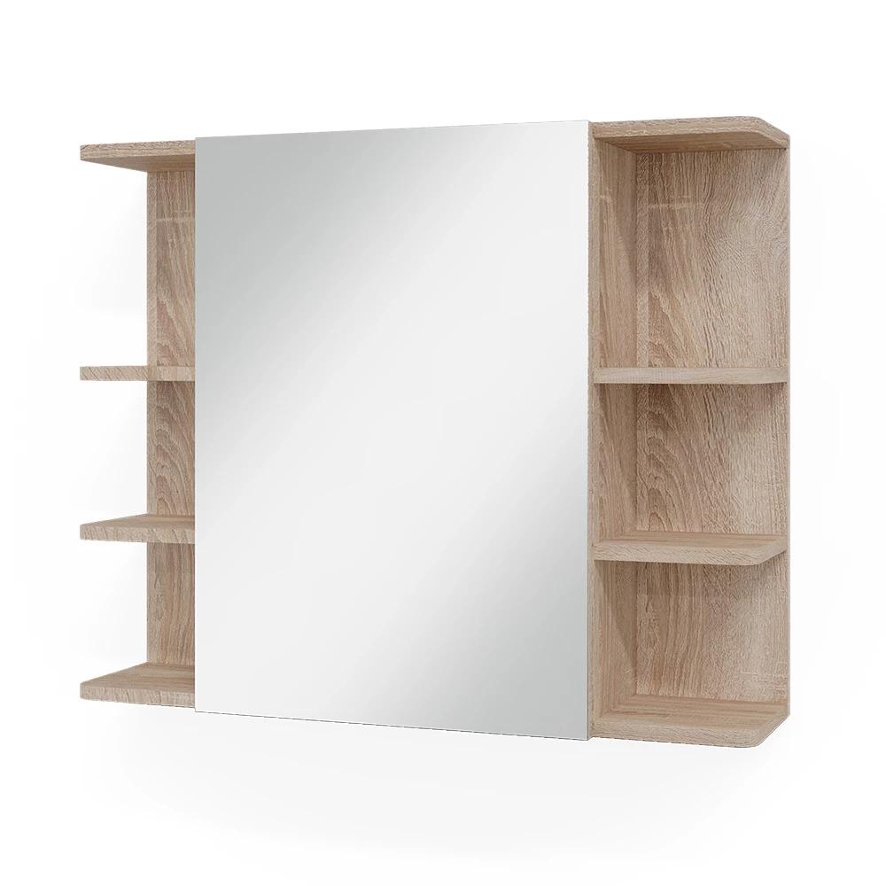 Bathroom Mirror Cabinet 79.6 Cm, Bathroom Cabinet With Mirror, Bathroom Mirror With Shelf, Particle Board, 16 Mm