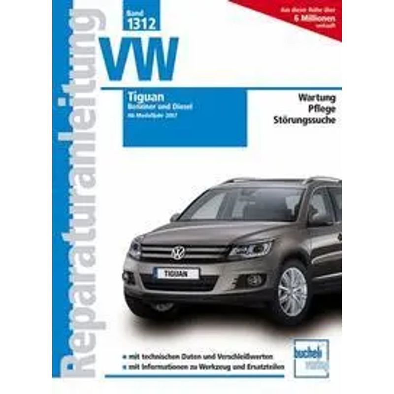 Vw Tiguan - Petrol And - Christoph Pandikow - Paperback - Car Repair Manual - 232 Pages - German - 2013 - Bucheli Verlags Ag - Ean 9783716821657
