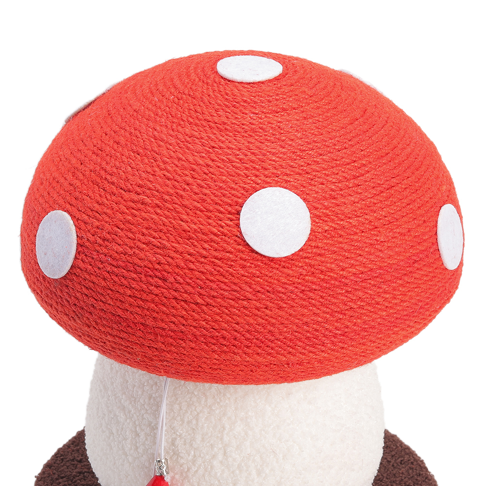 Cute Mushroom Cat Scratching Post, Fun Shaped Scratcher