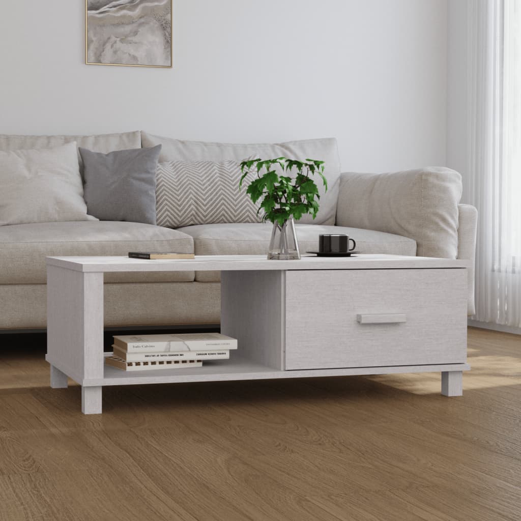 Image of Vidaxl Coffee Table Side Table Solid Pine Room Sofa Table