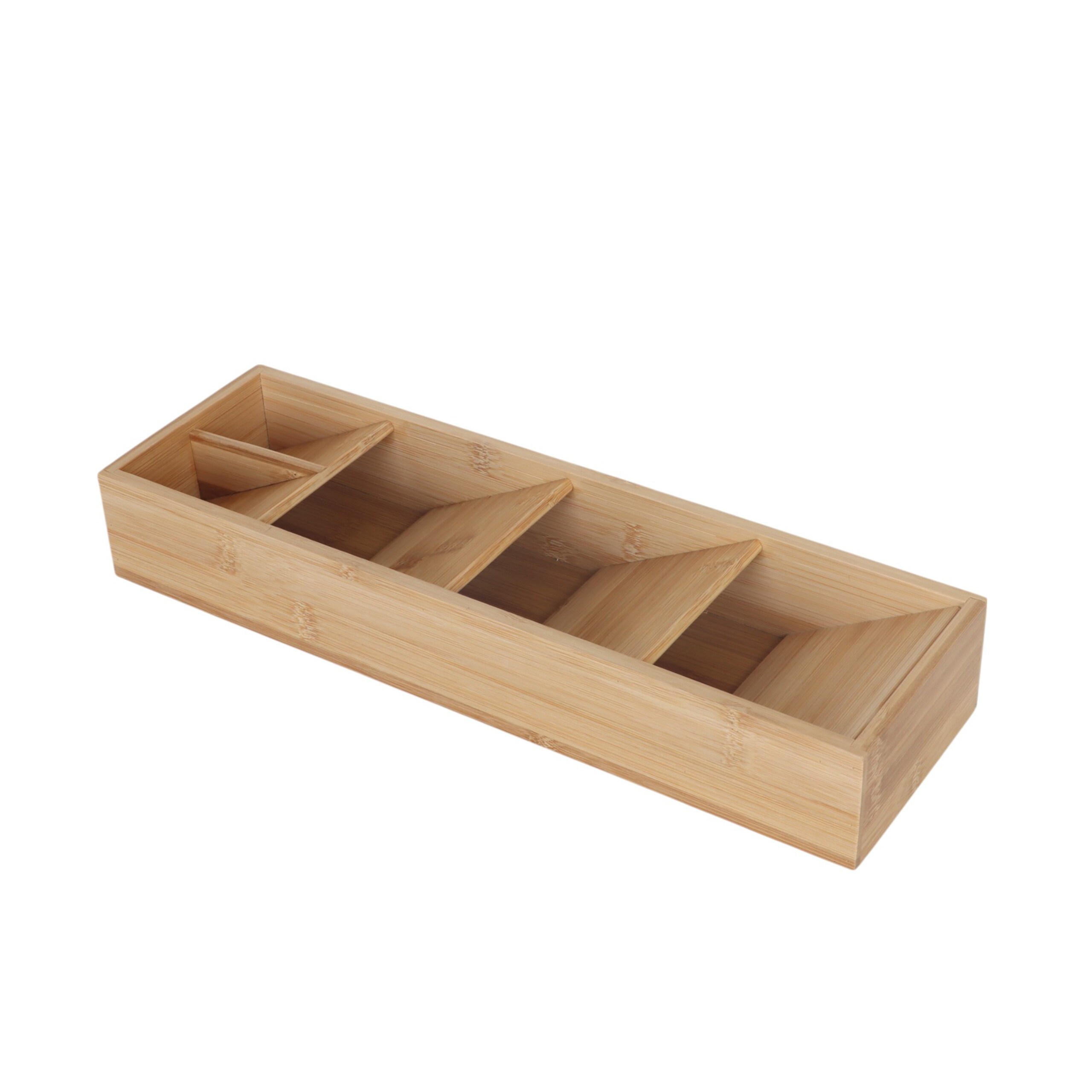 Cutlery Organizer In Natural - (w)40 X (h)6 X (d)12 Cm