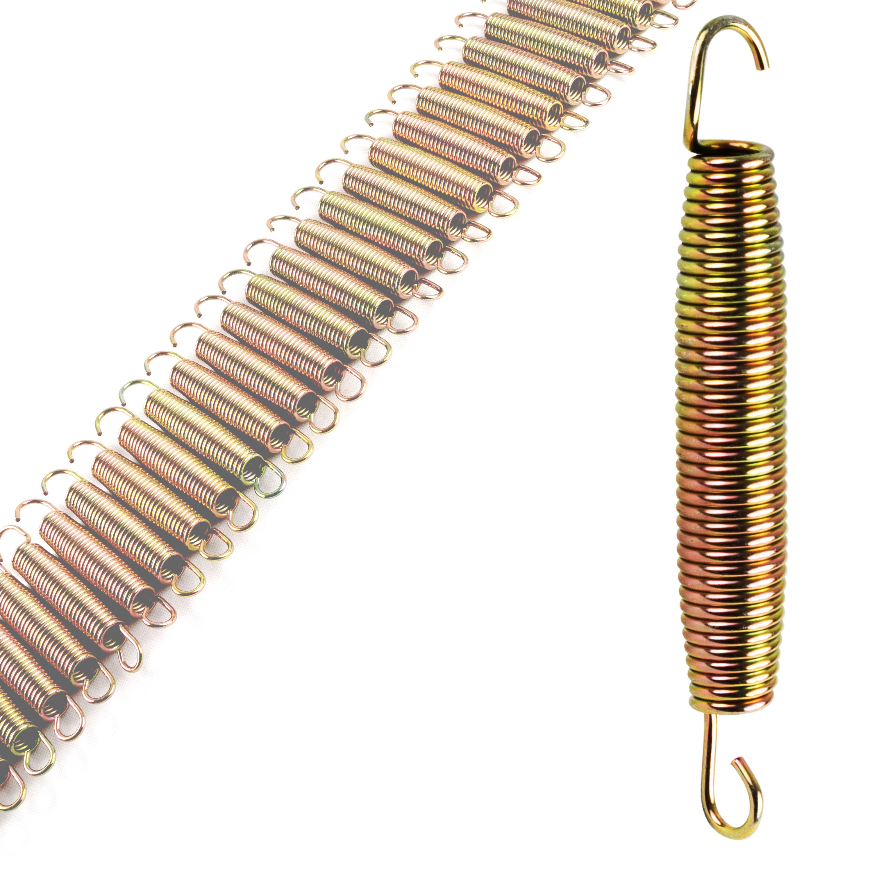 TEMU Trampoline Spring - 13.5cm Or 18cm Long - With - Spring Steel Ø 3 Mm - Galvanized Steel Spring For Trampoline Coil Spring