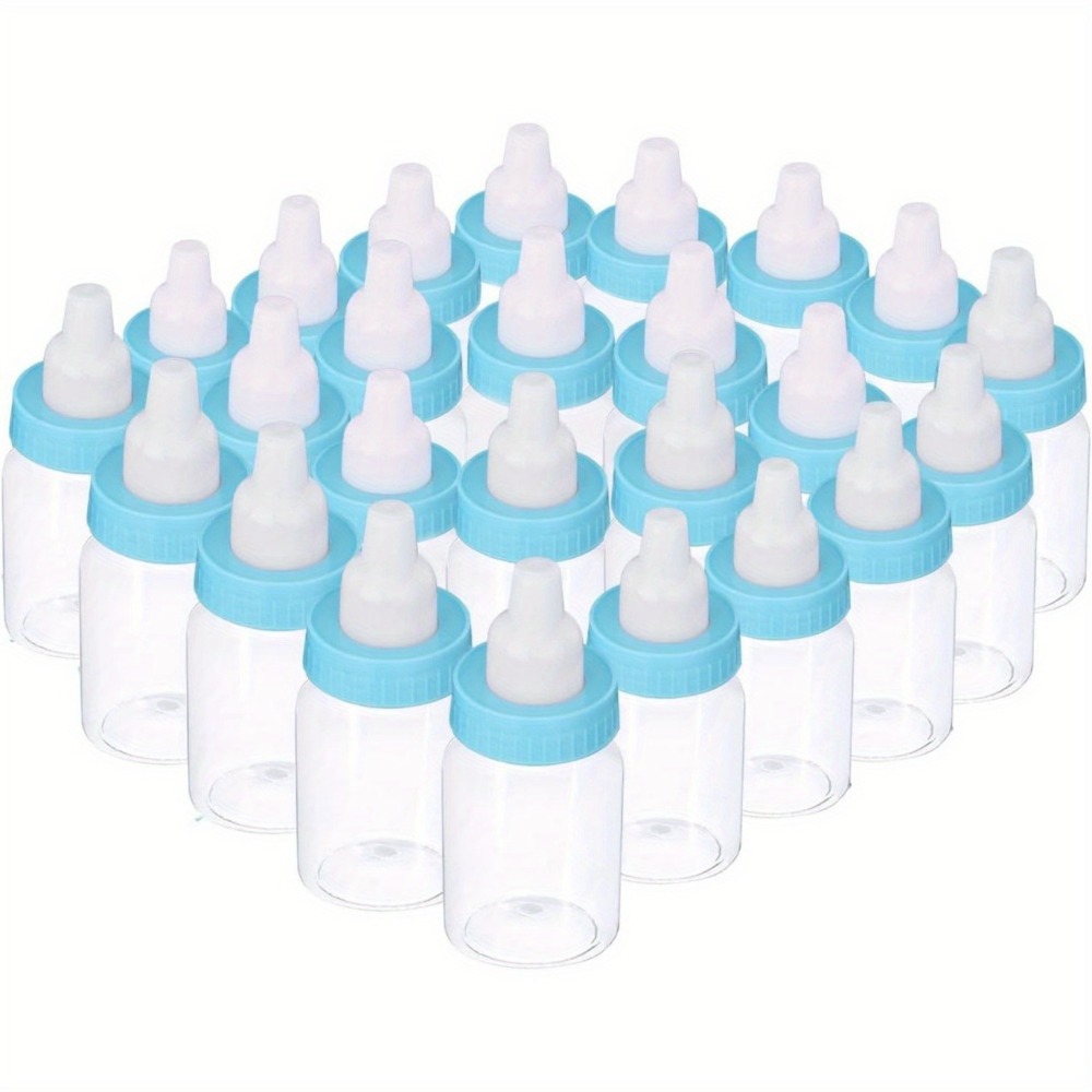 TEMU Baby Shower Bottles Fillable Bottles Candy Bottle 9.8x4x4cm Fillable Bottles Candy Box Candy Bottle Baby