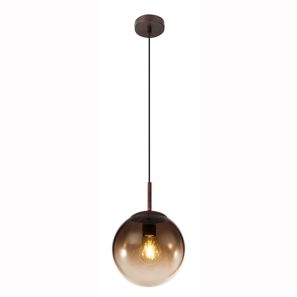 Image of Design Pendulum Ceiling Light Living Dining Room Glass Ball Pendant Lamp Lighting Round