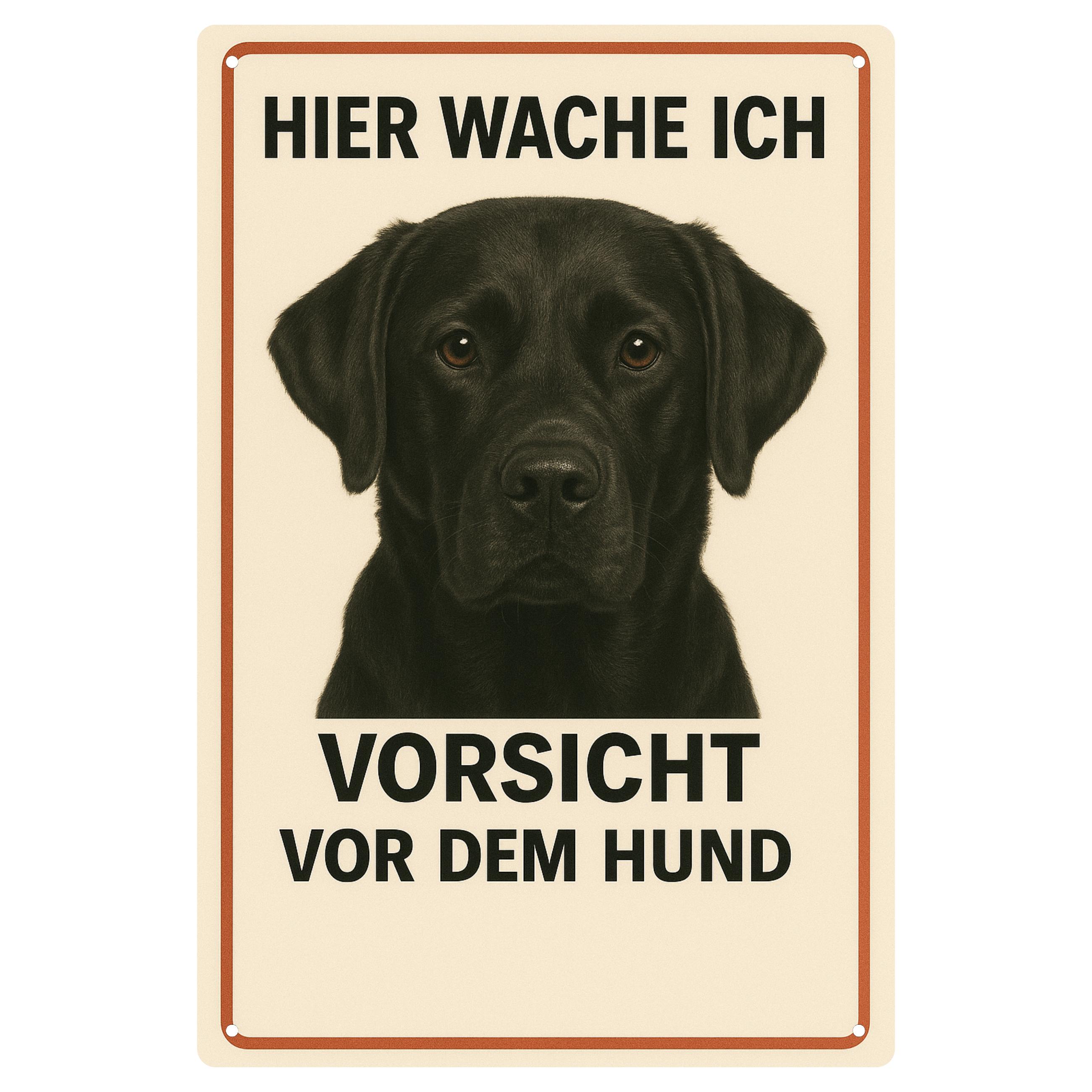 Tin Sign 20x30cm 2d Flat Here Out For The Dog Motif Retro Vintage Decor Metal Sign Nostalgic Metal Sign Dog Sign Warning Sign Garden Gate Fence Yard Dog Gift Idea Astradesign