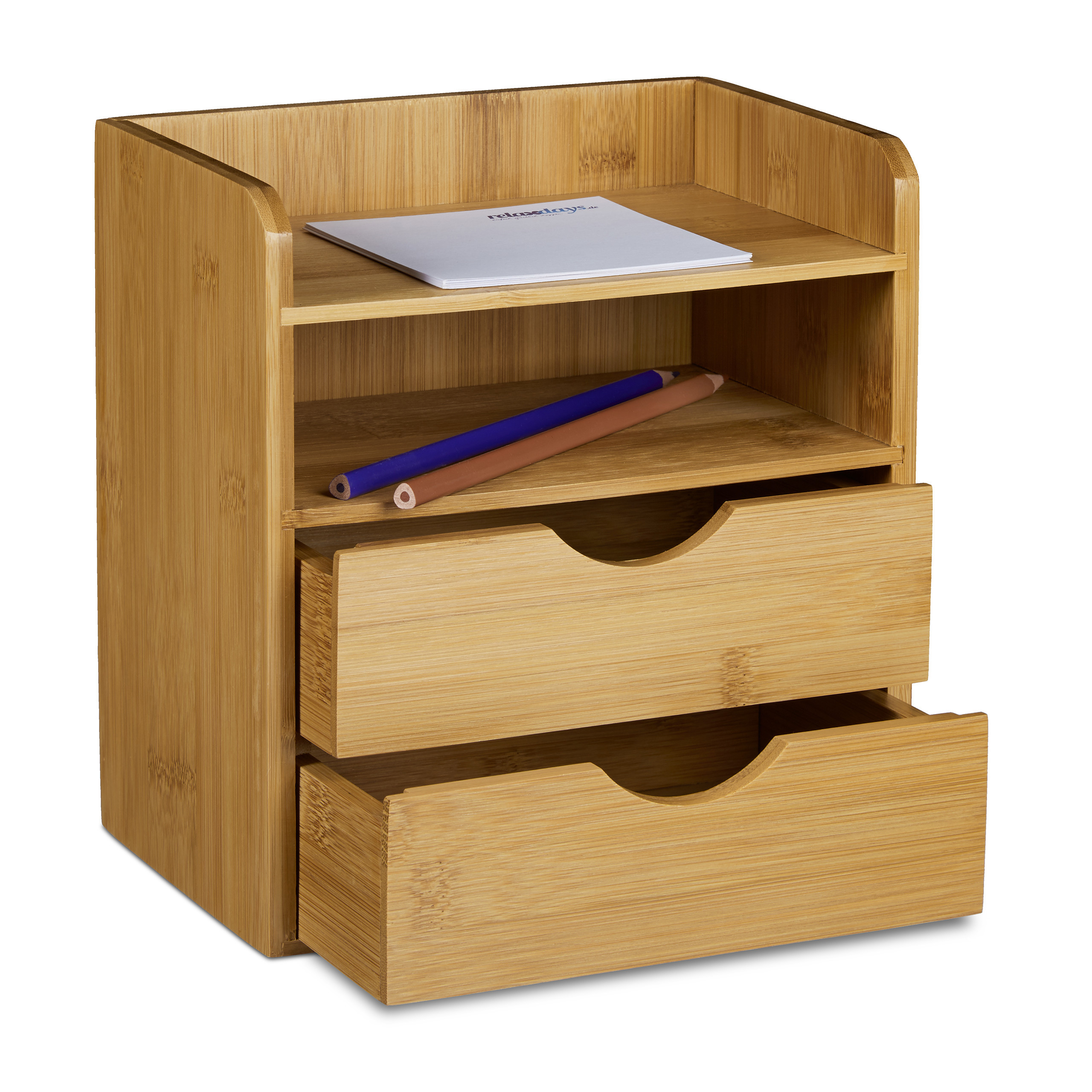 TEMU Desk Organizer In Bamboo