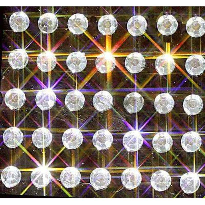 TEMU .5mm Clear Self Adhesive Round Crystals
