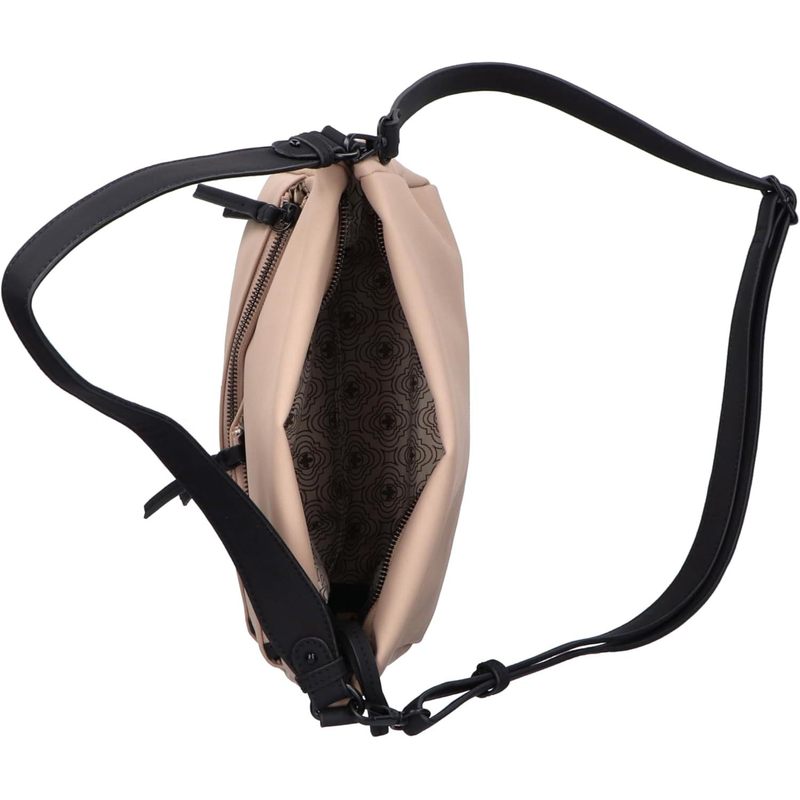 Chic Beige Shoulder Bag for Women, Durable Synthetic Material, Secure Zipper Closure, Versatile Everyday Handbag, Stylish Accessory