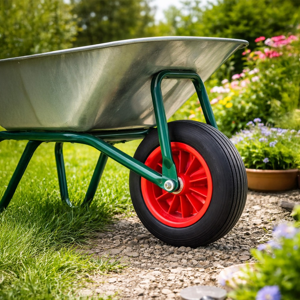 Image of 12-inch Swivel Casters, Suitable For Hand Carts, Garden Carts, Delivery Carts, Transport Vehicles, And Wheelbarrows