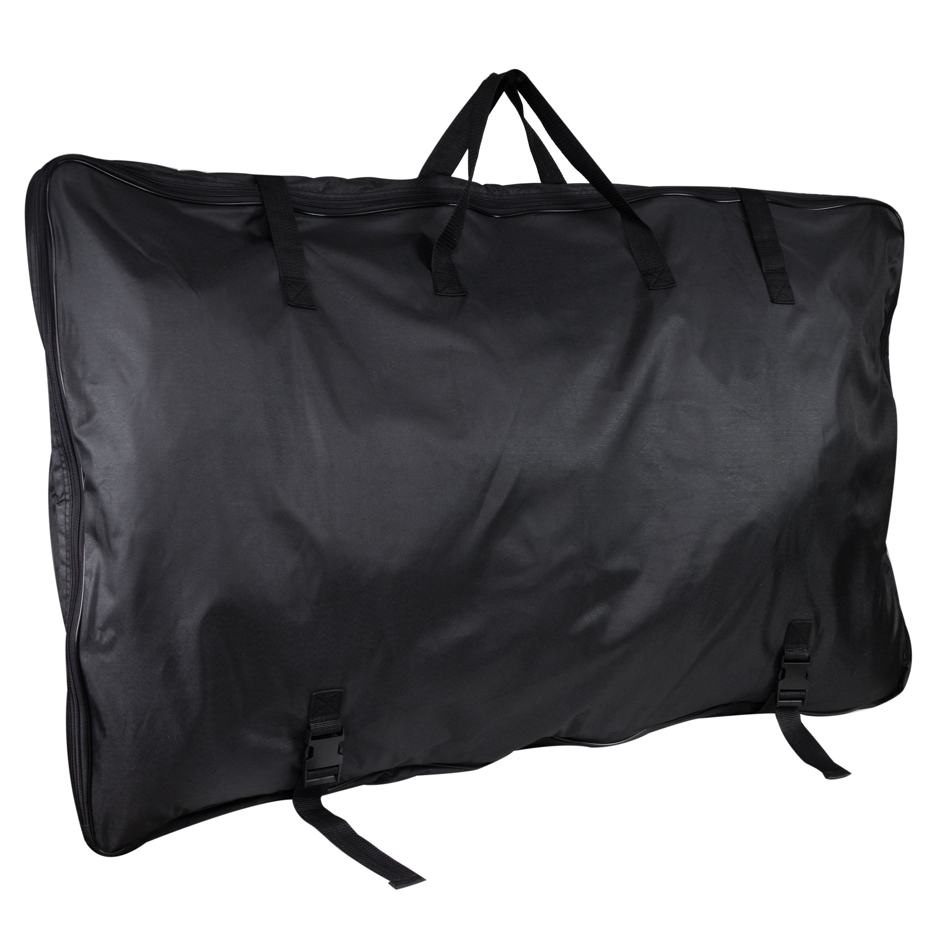 Image of Storage Bag For Folding Tables - 120 X 75 X 8 Cm - Transport Bag - Carry Bag Camping Table | Black - 300d Polyester - Water-repellent - With Carrying Strap