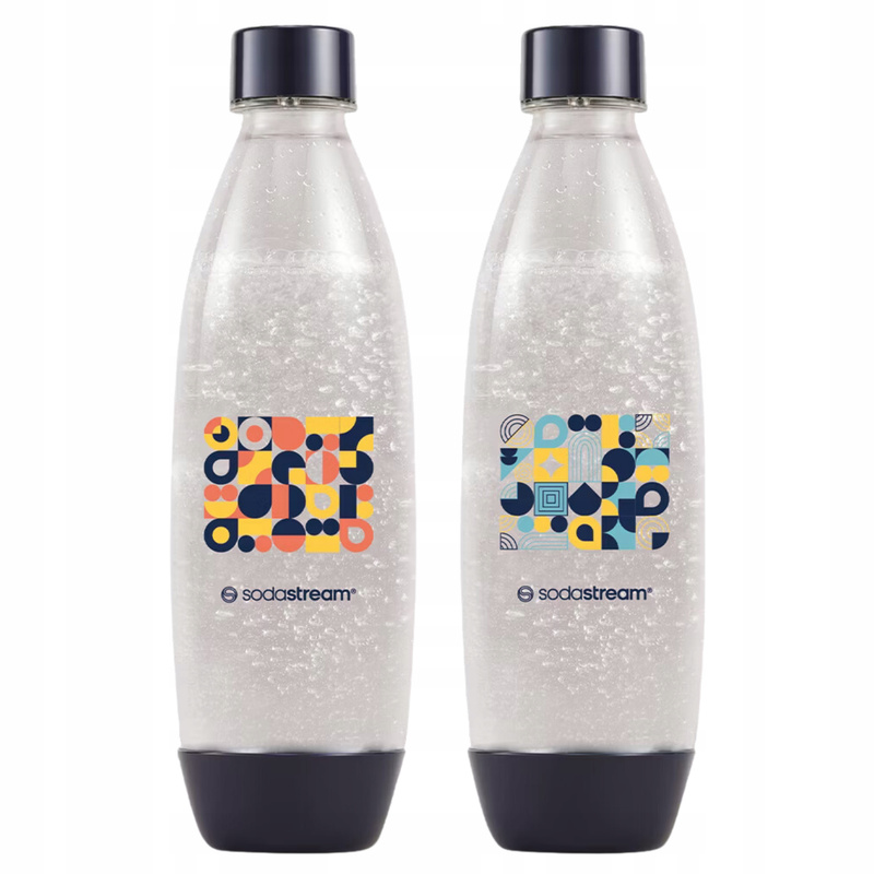 Fuse Bubble Mosaic Bottles, 2-pack X 1l, Set