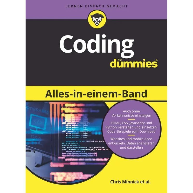 Coding Everything In 1 Book For Dummies - Paperback - Chris Minnick (et Al.) - For Dummies - 848 Pages - German - 2023 - Wiley Vch Gmbh - Ean 9783527721085