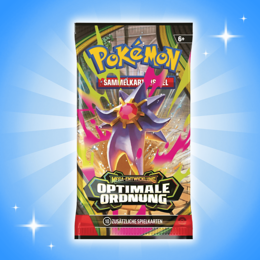 E-shop 1x Pokémon Optimale Ordnung Booster | Deutsch | 10 Karten