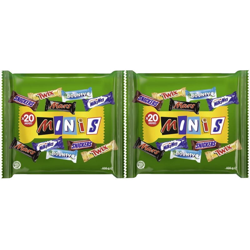 Image of 2x Mars Mixed Minis 400g (2x400g)