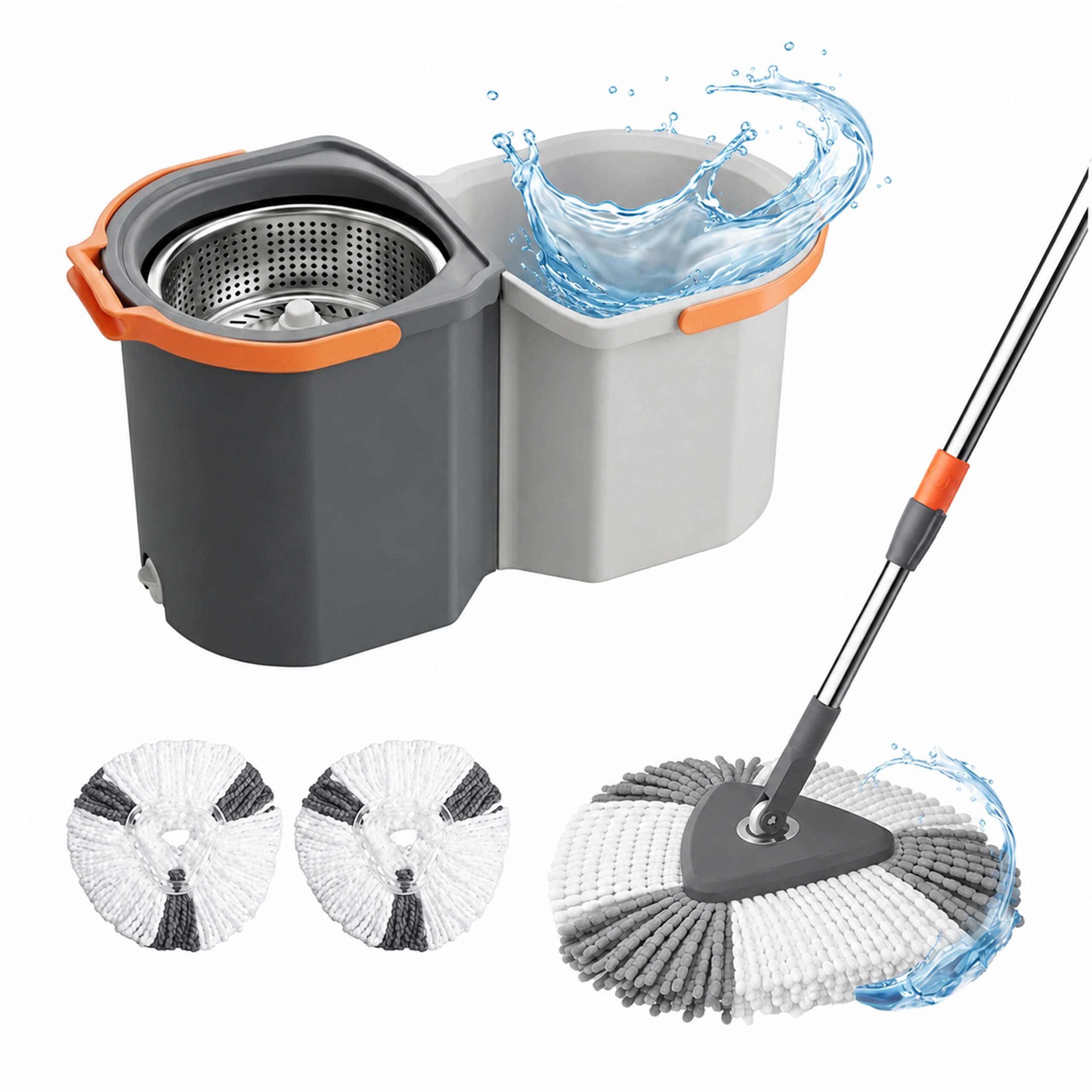 Mop Set In Grey - 7.5 L