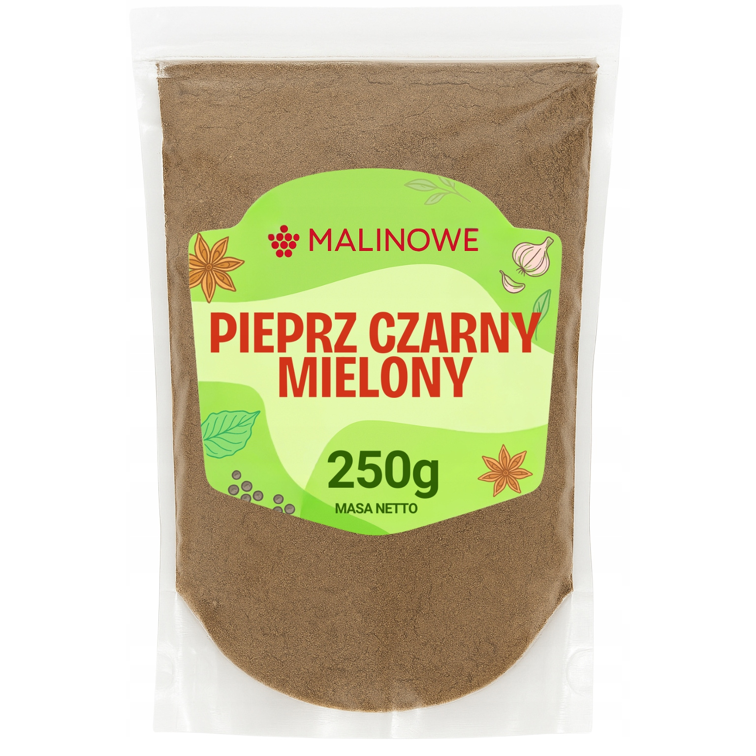 Black Pepper Ground 250g Strong Aromatic Premium