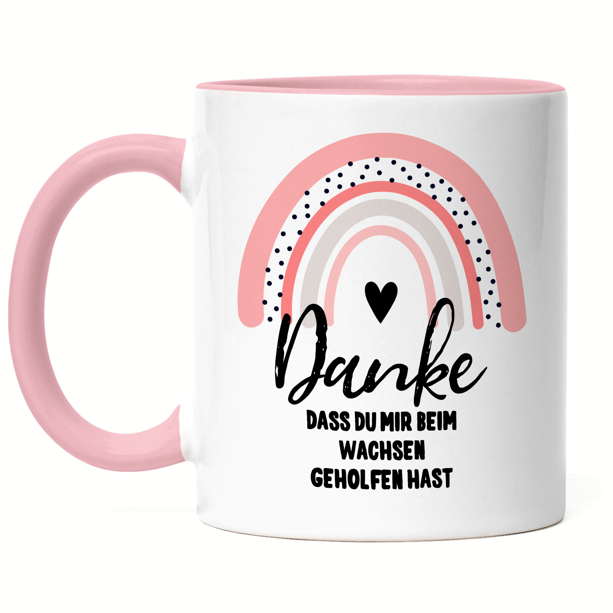 Image of Thank You For Helping Me Grow Mug Black - Kindergarten Teacher, Daycare Provider - Coffee Mug, Coffee Cup