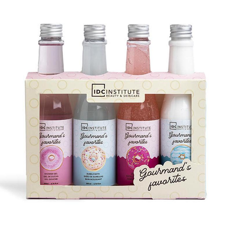 TEMU Idc Women's Bath Set, 4 Pieces: Shower Gel 200ml, Body Lotion 100ml, Bath Oil 200ml, Body Scrub 200ml, And Cheesecake Scent, Perfect Gift, Body