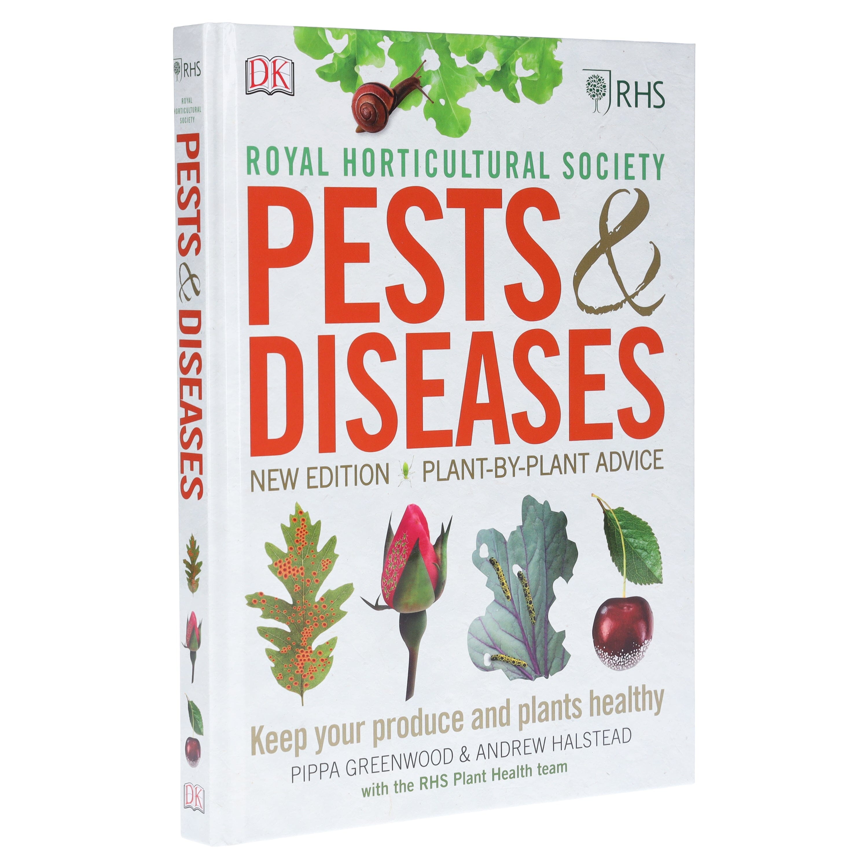 TEMU Rhs Pests & Diseases: Plant-by-plant Advice By Pippa Greenwood & Andrew Halstead - Non Fiction - Hardback