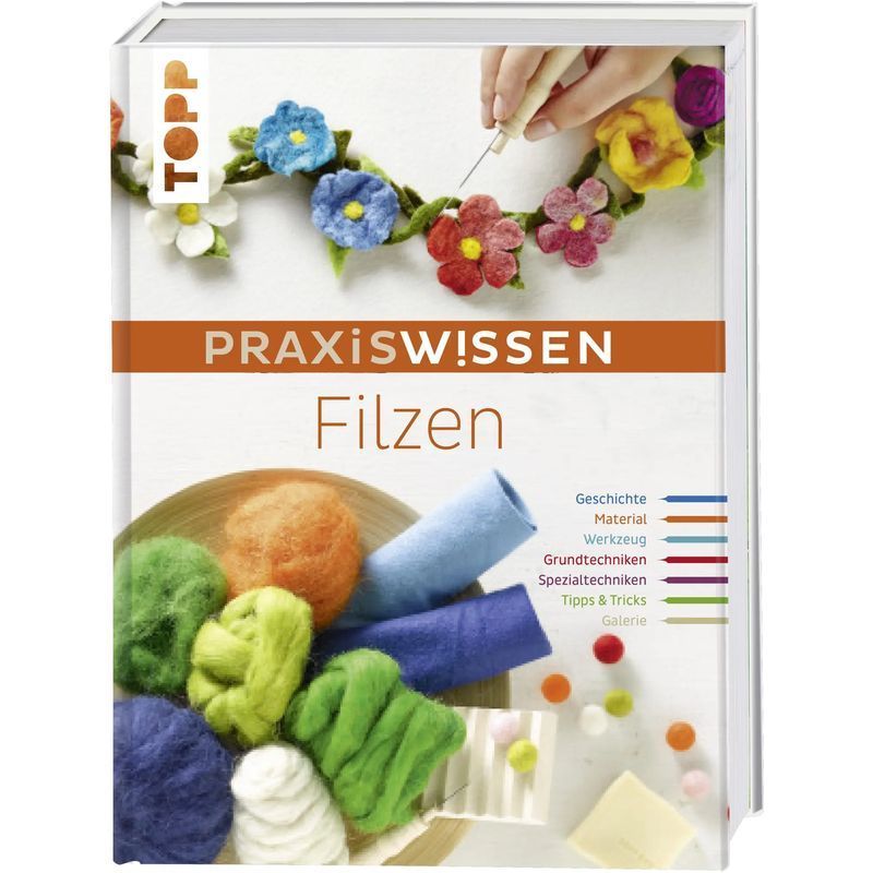 Image of Praxiswissen Felting - The Most Important Materials And Techniques - Monique Rahner - Book - Praxiswissen - 192 Pages - German - 2017 - Frechverlag Gmbh - Ean 9783772476990
