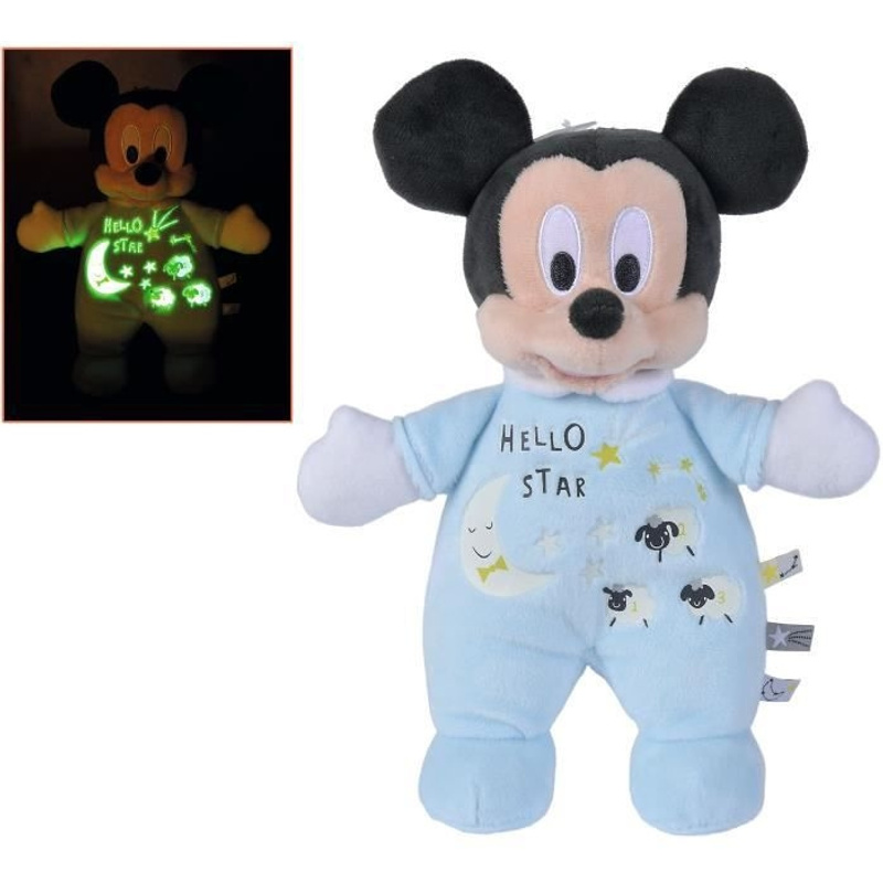Non Communiqué Neutre Disney - Peluche Mickey Lumineux Starry Night 25Cm - Image 2