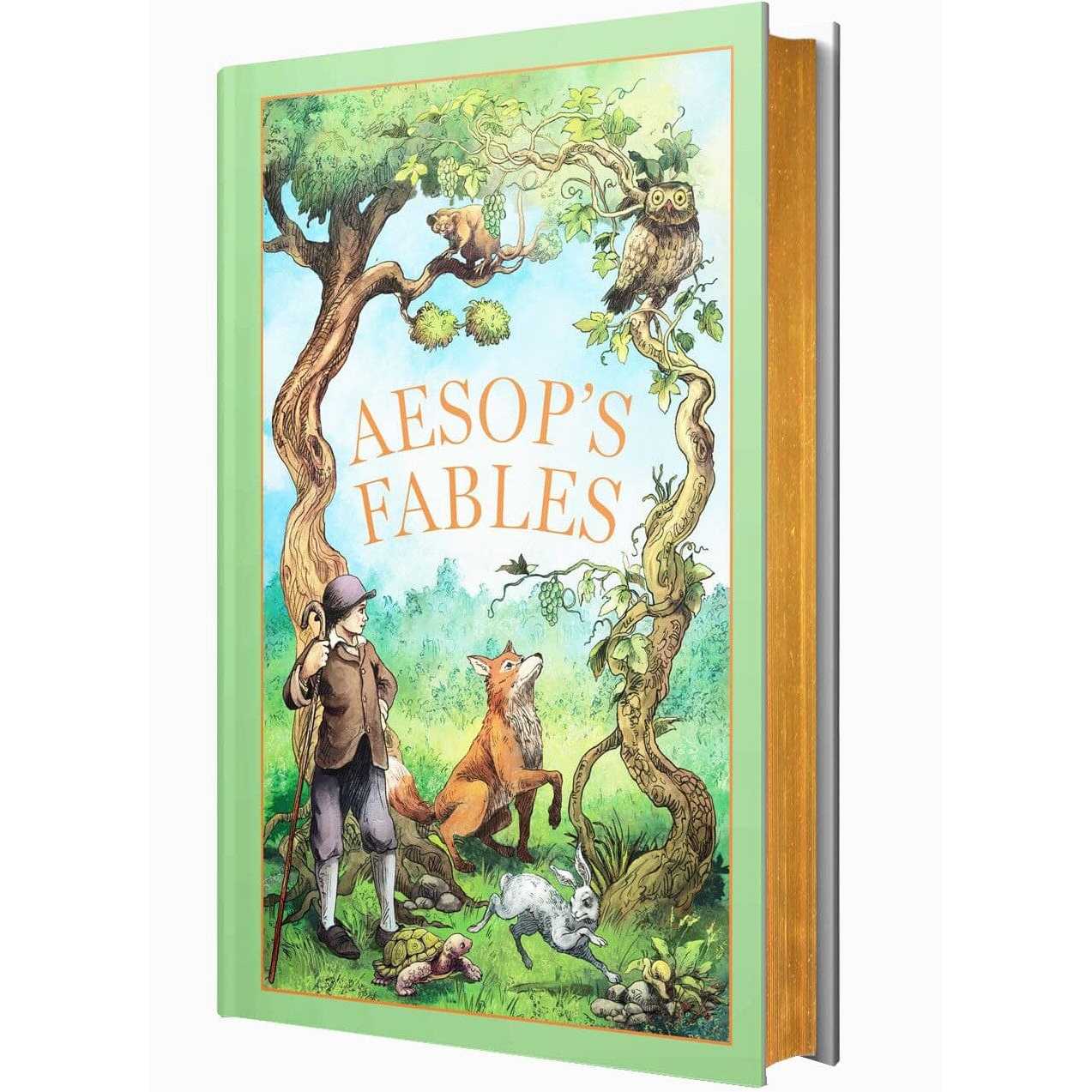 TEMU Aesop's Fables By Aesop - Ages 14+ - Leather Bound/hardback