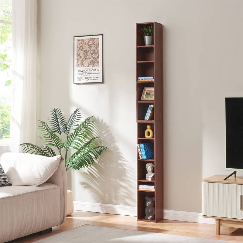 TEMU Cd Shelf Tynset 187 X 20 X 17 Cm Stand With 10 Compartments