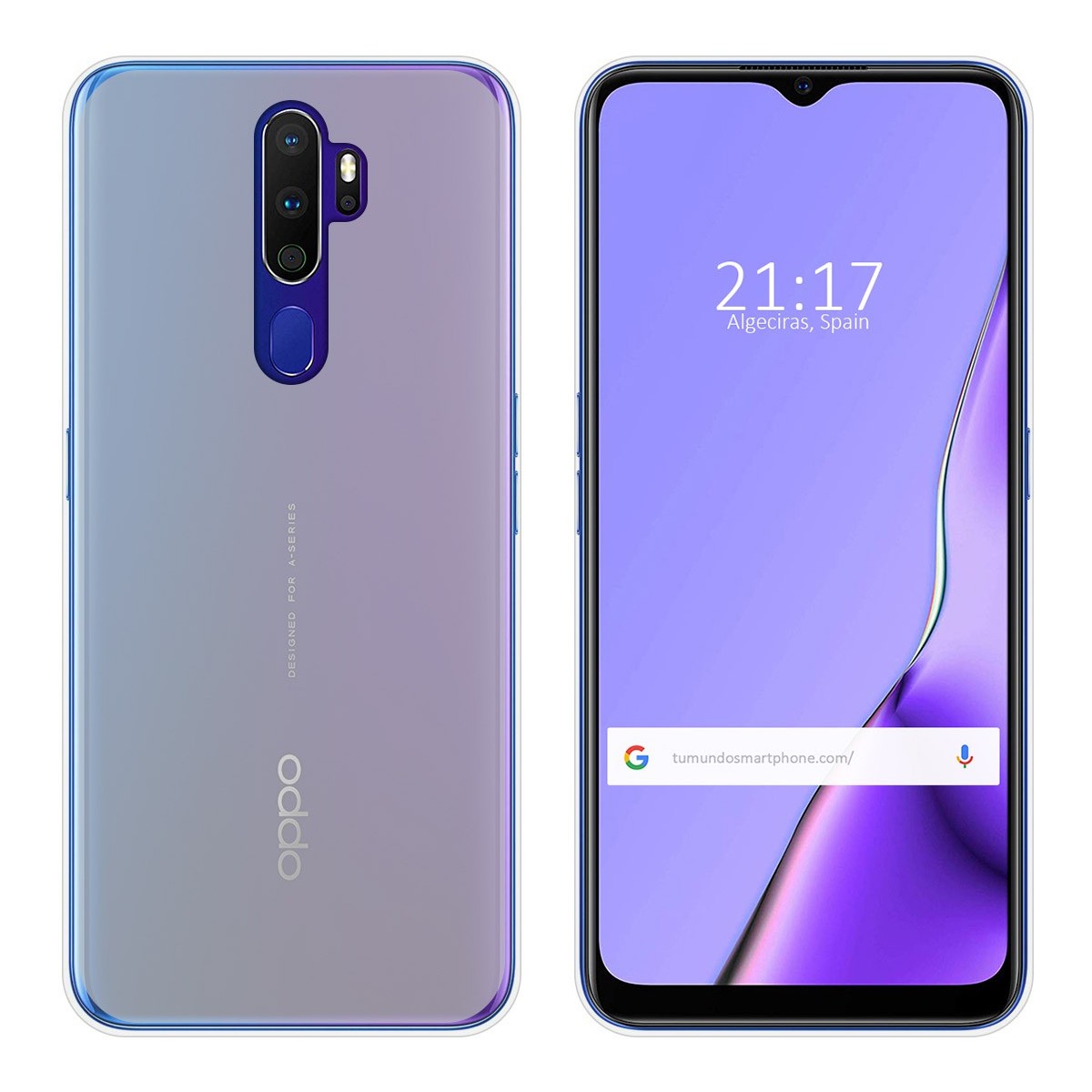 TEMU Gel Tpu para Oppo A9 2020 Color Transparente