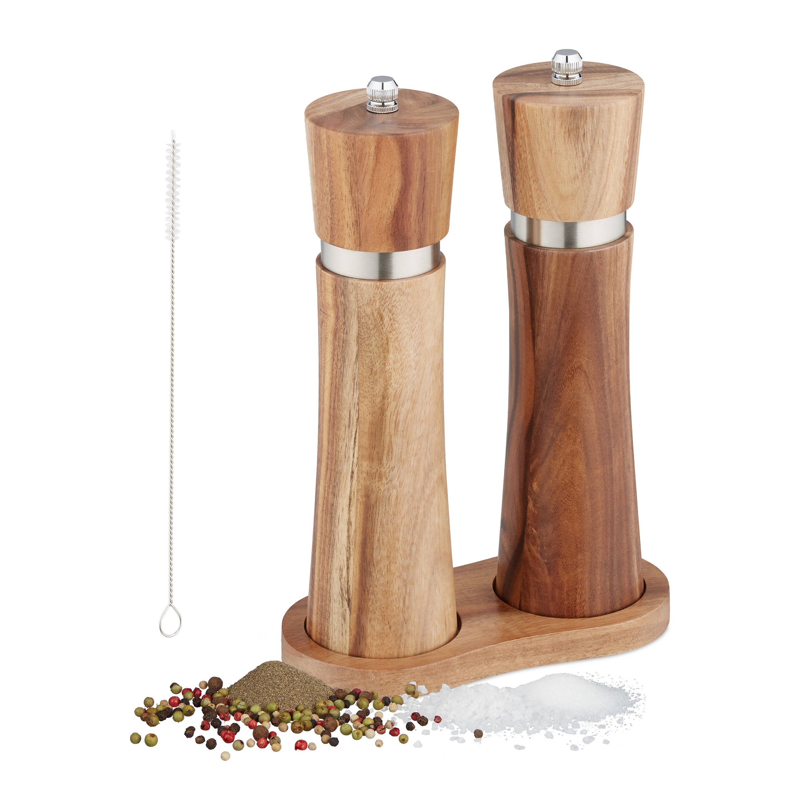 4pcs Salt And Pepper Mill Set