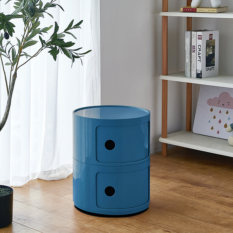 Blue Storage Box, Office Storage Drawers, 2 or 3 Floors