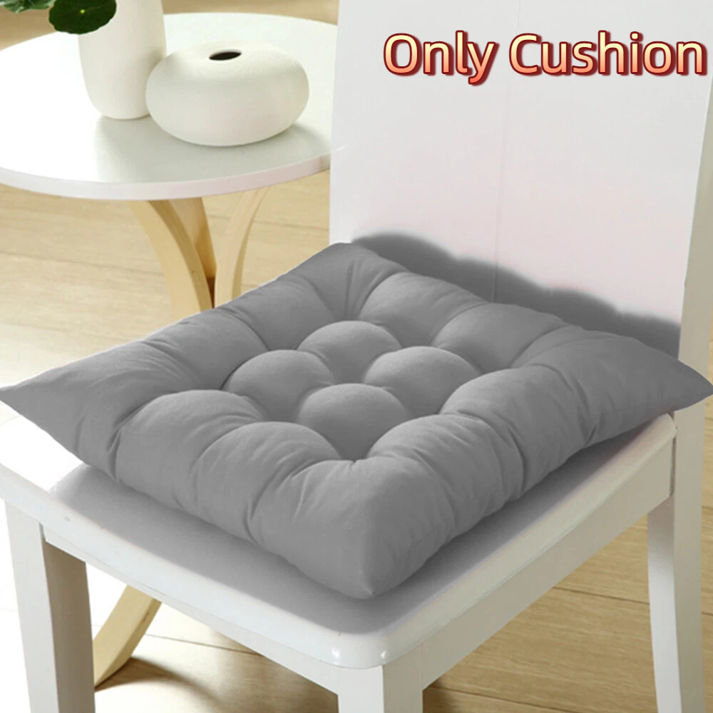 6pcs Grey Multi-Functional Cushion Seat Cushions, 40x40x5cm