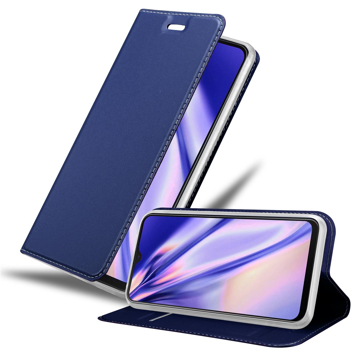 Case Compatible For Galaxy M20 Protective Cover With Magnetic Closure, Stand Function And Card Slot Flip Case Cover Phone Case Folding Case Book Bag