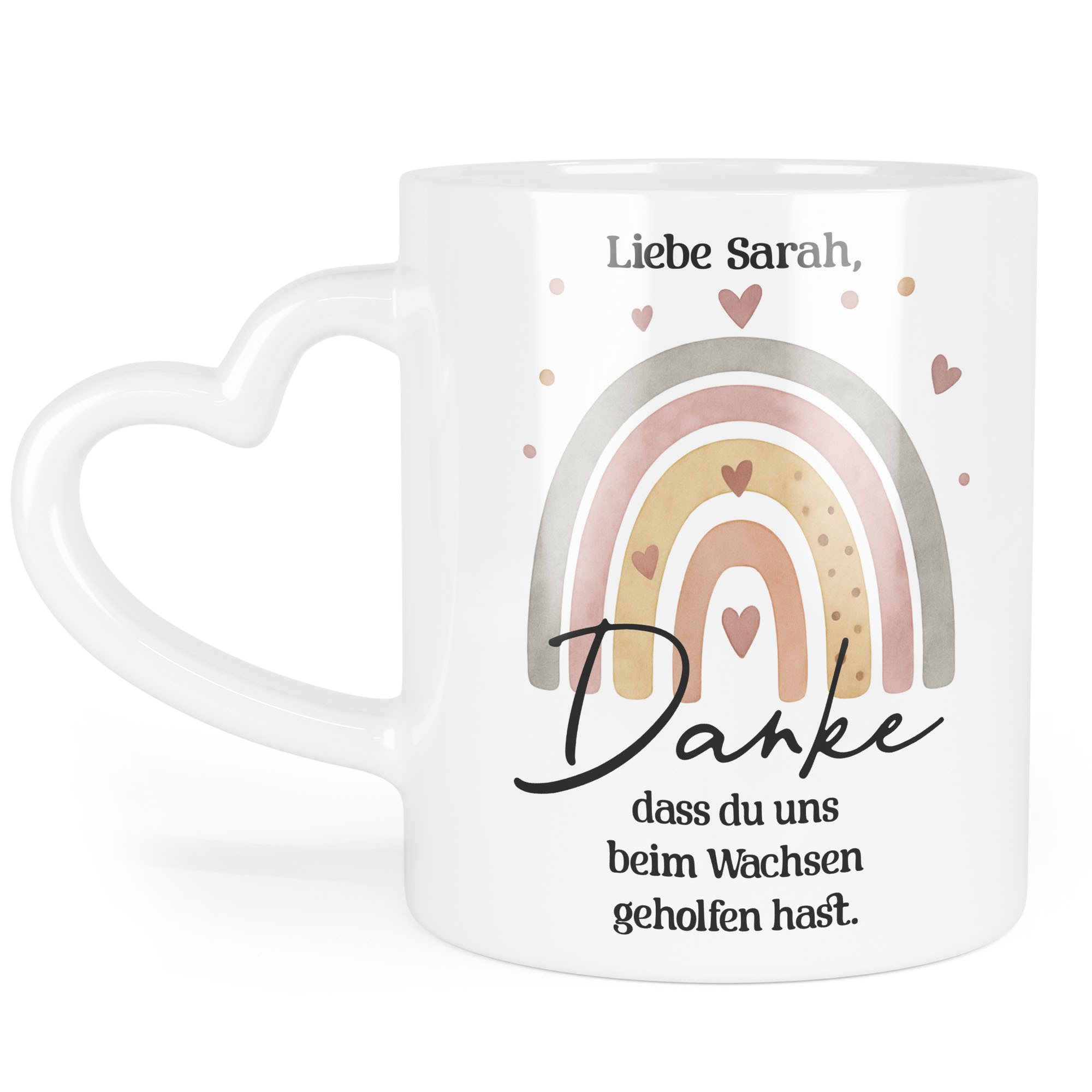 Image of Personalized Mug Teacher Farewell Kindergarten, Farewell Gift Daycare Provider, Midwife Educator - Thanks For Helping Me Grow - Thank You Gift Kindergarten - Token