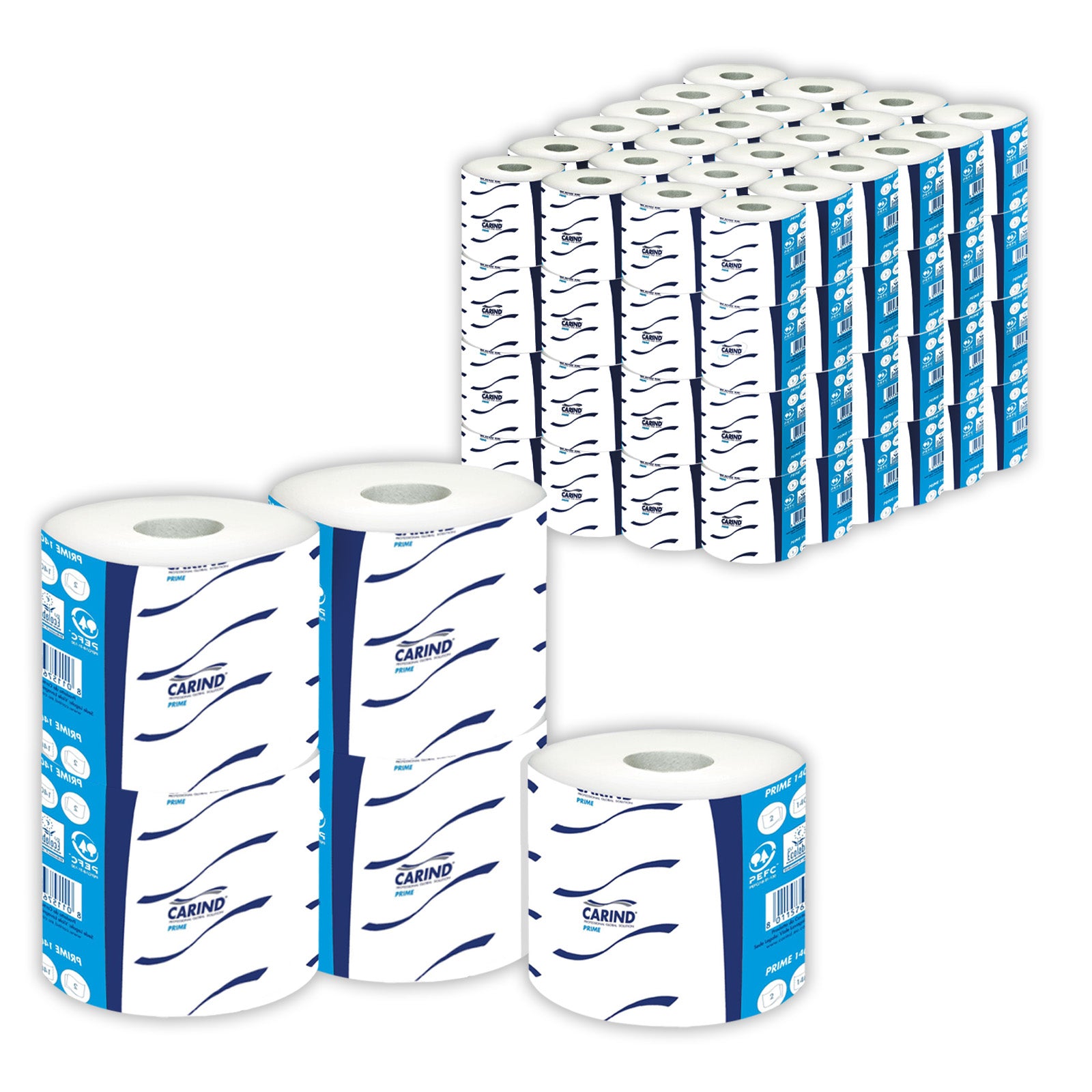 TEMU 96 Rotoli Carta Igienica Maxi Famiglia - 24 Confezioni da 4 Rotoli (Totale 96) - Carta Morbida e Resistente - Set Risparmio per Casa, B&B, Hotel