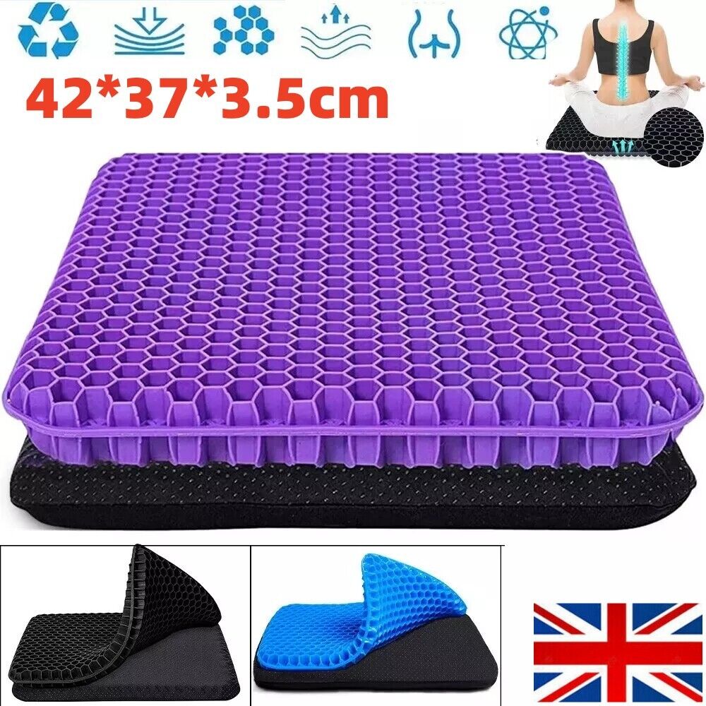 gel seat cushion for lower   and pressure   universal fit for wheelchair car office chair